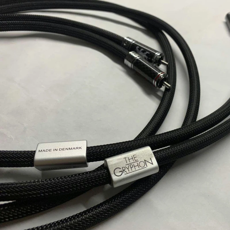 Hifi Грифон из углеродного волокна RCA разъем аудио усилитель CD DVD плеер динамик