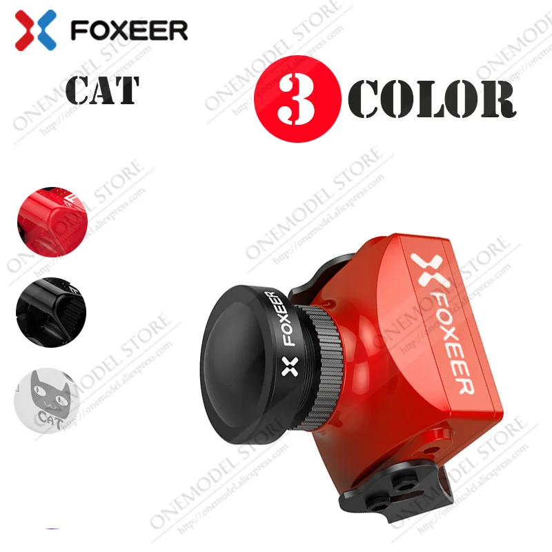 Новое поступление Foxeer Cat Super Starlight FPV камера 0.0001lux низкая Задержка/HS1224/низкая задержка, низкий уровень шума/2MP сенсор