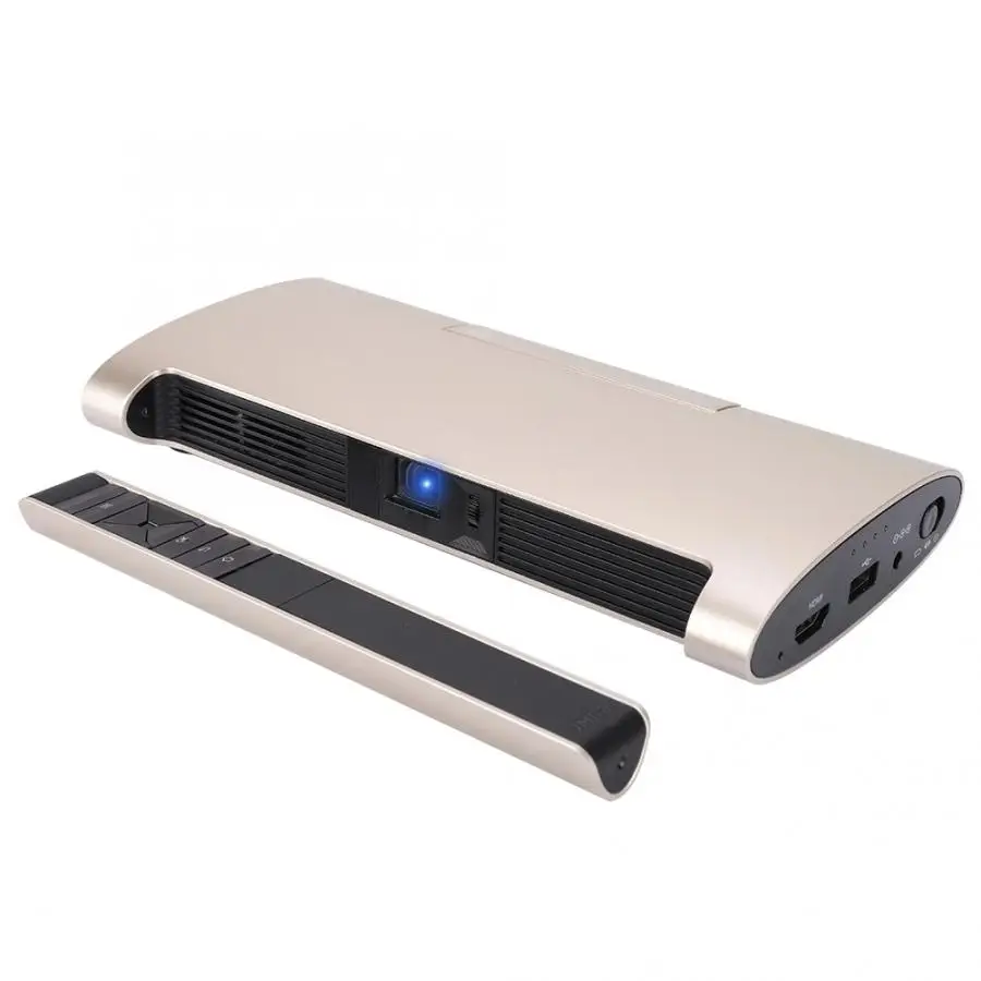 Портативный умный WiFi Мини HD 1080 P проектор HDMI домашний кинотеатр для Android/IOS/PC аудио линии