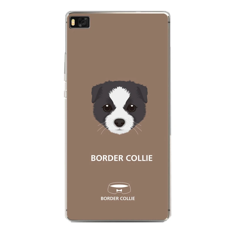 Cartoon Soft Clear TPU Phone Case For huawei P10plus P8 P9lite honor 3c 4c 6a 7 8 9 5c Coque Dog Cut Printed Cover Free Shipping | Мобильные