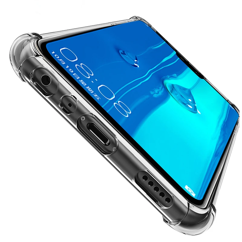 YueTuo Мягкий ТПУ Прозрачный чехол на заднюю панель телефона, чехол для huawei y6 y9 y7 pro y 6 9 7 силиконовые аксессуары