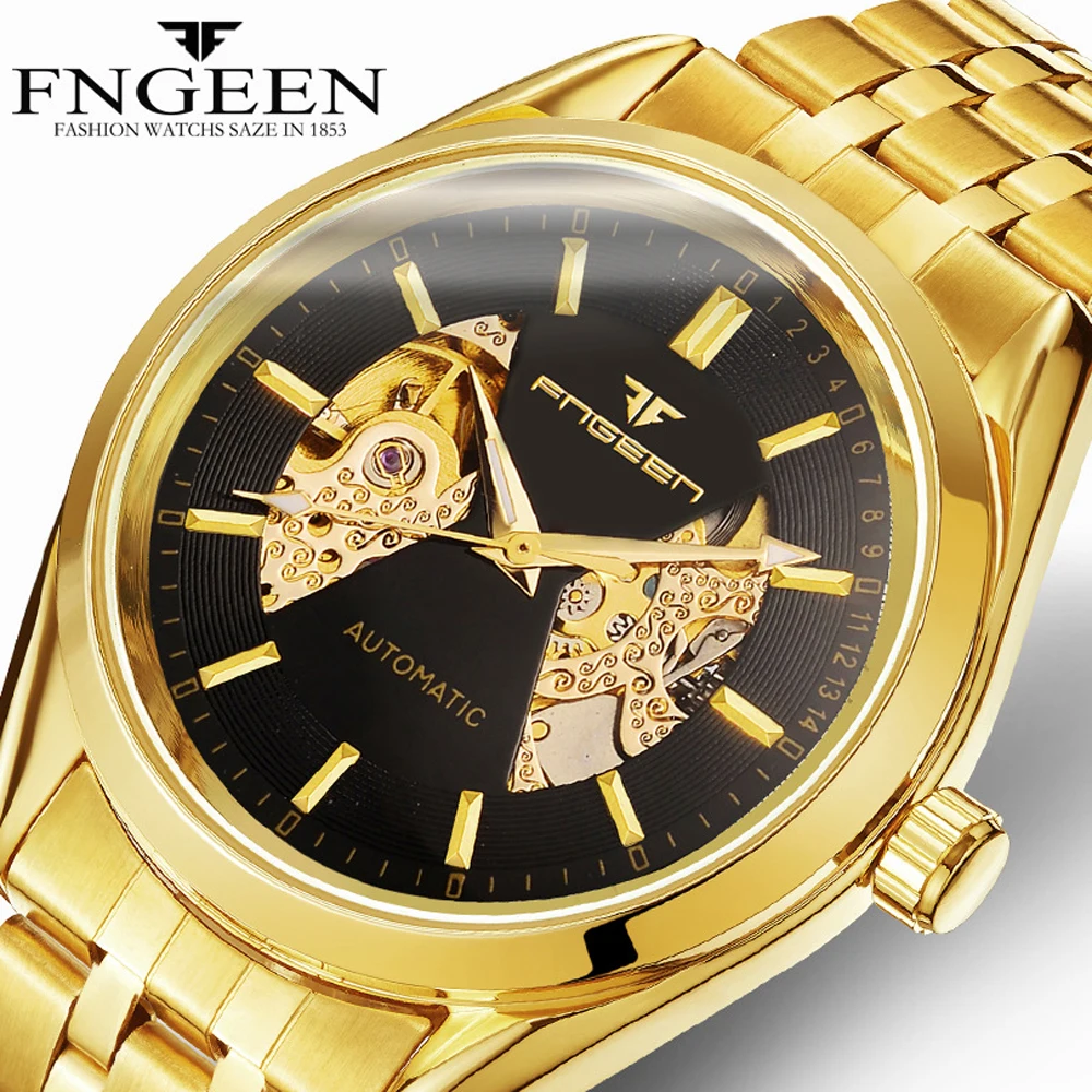 Reloj Hombre роскошные стальные механические наручные часы высшего качества с