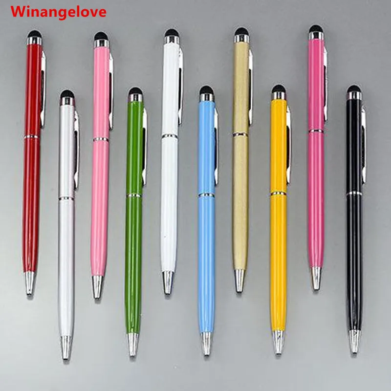 

Winangelove 200pcs 2 in 1 Capacitive touch pen For Capacitive Screen Stylus Pen For Samsung For iPad For iPhone Free shipping