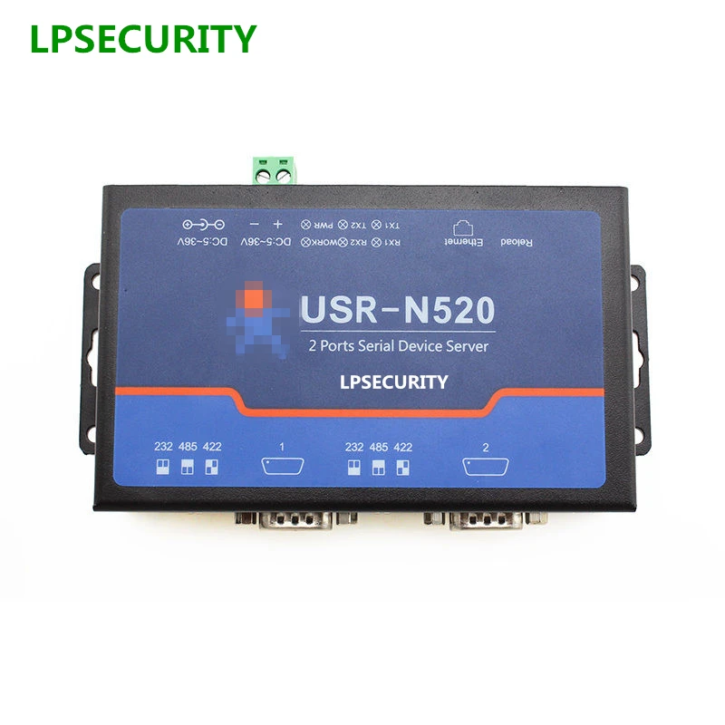 LPSECURITY USR N520 сервер последовательных устройств RS232 RS485 RS422 к TCP RJ45 конвертер