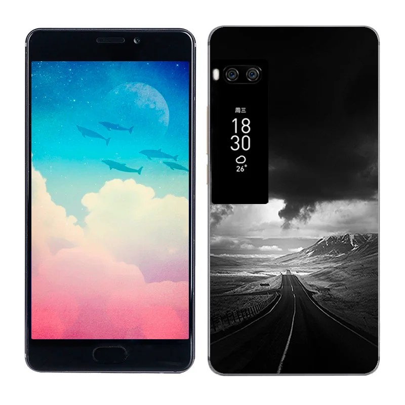 Для Meizu Pro 7 Plus чехол с пейзажем, чехол для Meizu Pro 7 Plus, мягкий чехол для телефона, силиконовый чехол PRO7 Plus, чехол