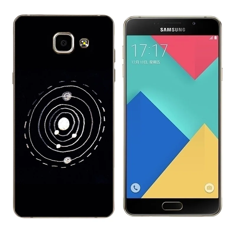 Чехол для Samsung Galaxy A7 2016 A710 A710F A7100 с принтом большого пистолета мягкий чехол из ТПУ |