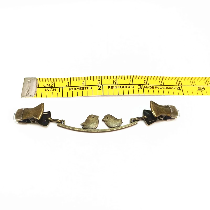 Новинка 2018 женский милый кардиган с птицами свитер зажим для девочек бронзовая