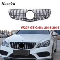 gt style replacement grille for mercedes benz w207 sport 2 door e class facelift front bumer racing grills abs 2014 2015 2016