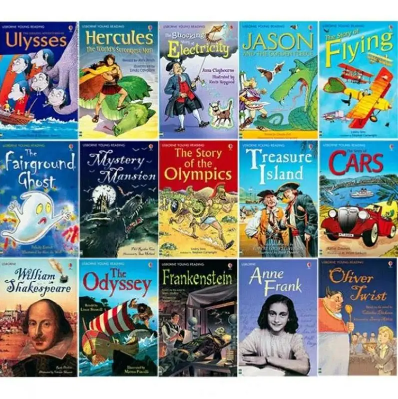 40 книг/набор сборника для чтения Usborne уверенных читателей: моя четвёртая