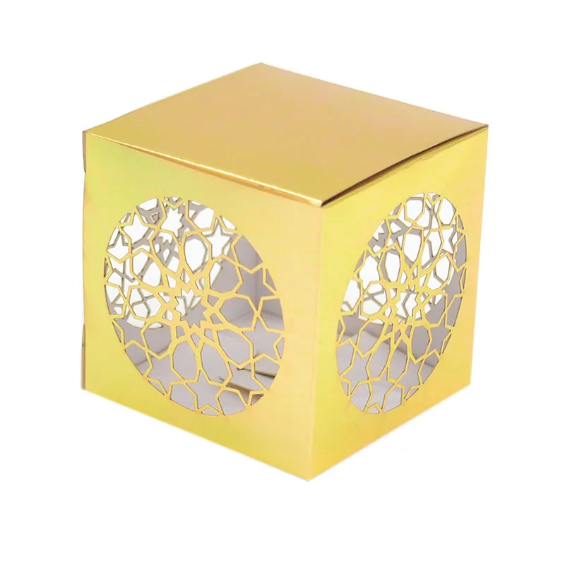 Горячая продажа красивая мусульманская Мубарак коробка для лазерной резки ИД