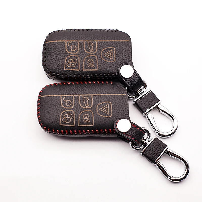 Новейший кожаный чехол для клавиатуры автомобиля Land Rover Range Sport Discovery 2 3 4 Freelander|car key