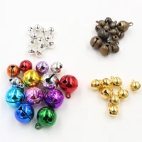30pcslot copper european retro bells for home wedding party christmas jewelry campanula accessories christmas tree ornaments