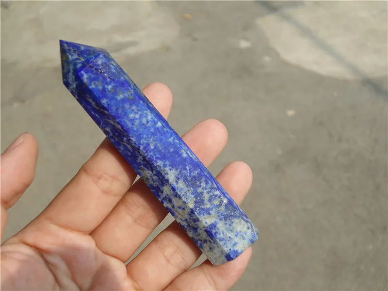 

75g NATURAL LAPIS LAZULI QUARTZ CRYSTAL POINT HEALING PT1191
