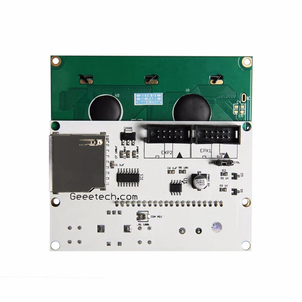 Умный контроллер Geeetech LCD12864 Reprap квадрат для Ramps 1 4/sanguinolu/Megatronics/Rambo|reprap ramps 1.4|controller