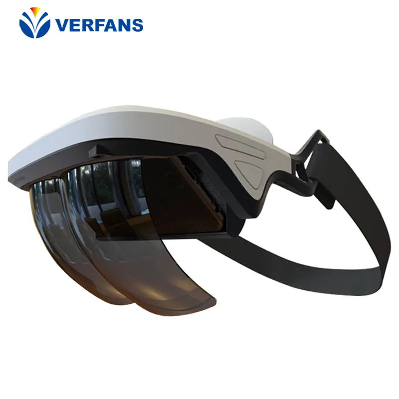 VERFANS очки дополненной реальности AR Box голографические эффекты Смарт шлем 3D Виртуальная реальность с ручкой управления