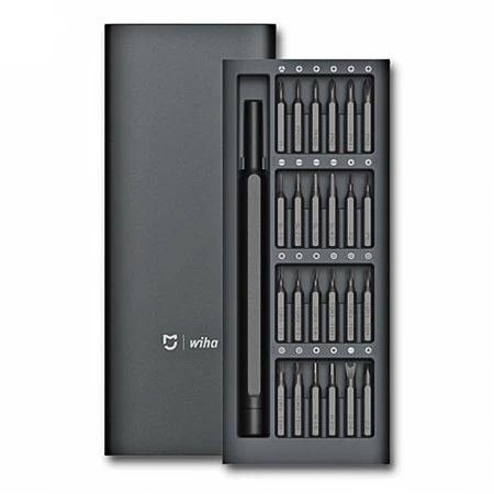 Оригинальный Xiaomi Mijia Wiha 24 в 1 прецизионный отвертка комплект 60HRC магнитные биты