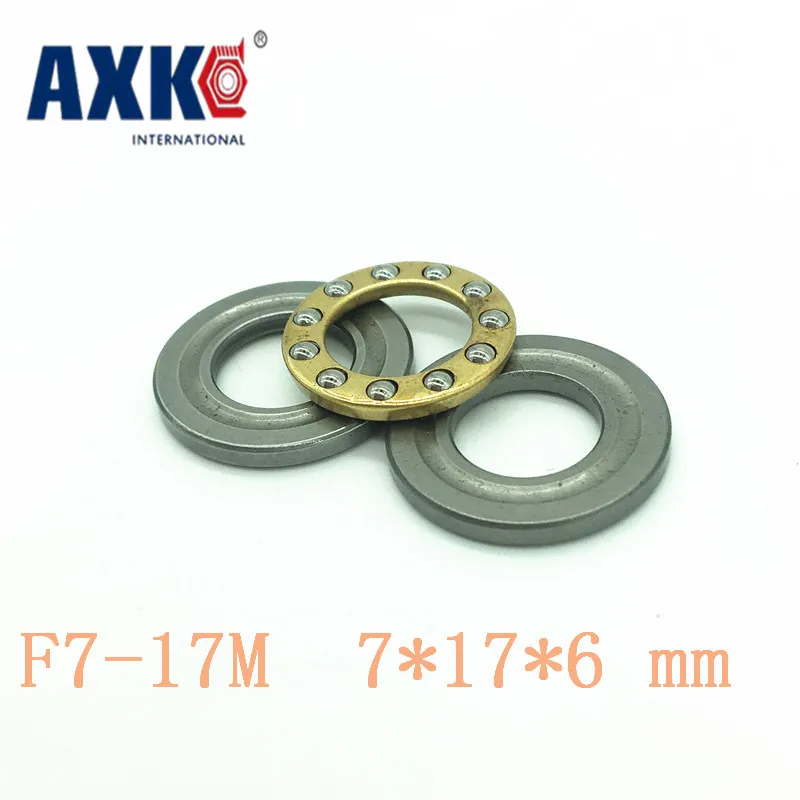 

Axk 10pcs Free Shipping Axial Ball Thrust Bearings F7-17m 7*17*6mm Plane Thrust Ball Bearing