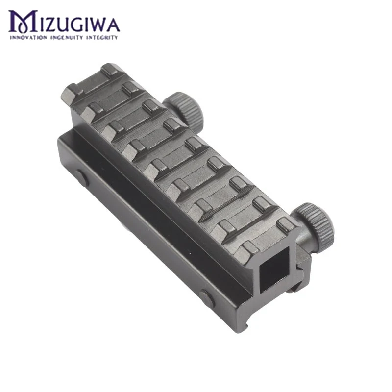 Mizugiwa 1 шт. Riser планка пикаттини Rail 20 мм Weaver See-Thru AR Flat-Top 8 слотов 13 слотов страйкбол охотничий прицел крепление Каза