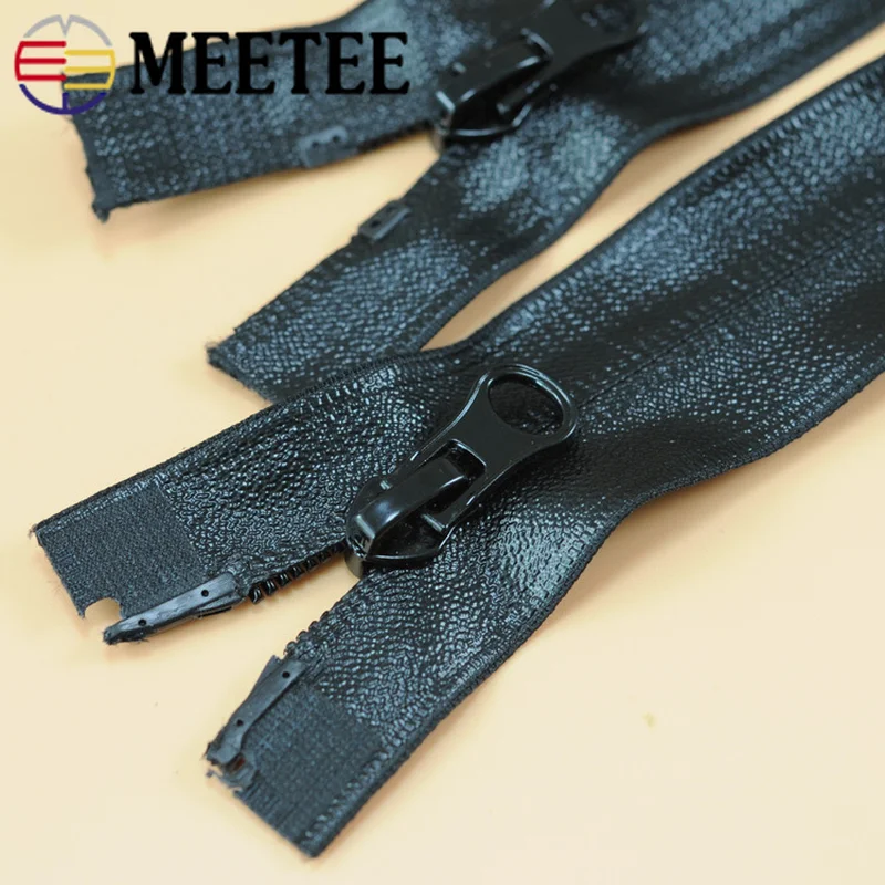 Meetee 2 шт. 60 см 5 # нейлоновая катушка открытый конец водонепроницаемый молния
