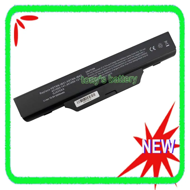 6 ячеек батареи для HP Compaq 615 6720 s/CT 6730 491278-001 451086-361 451086-121 HSTNN-IB52 HSTNN-XB51 XB52 HSTNN-I54C |