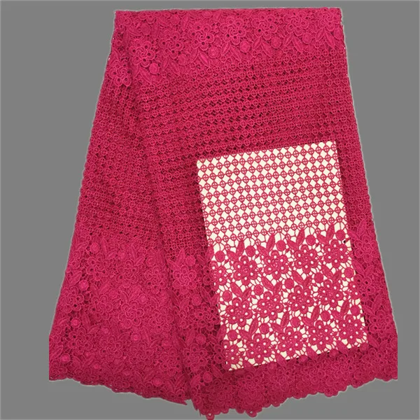 Hot sale African water soluble lace fabric nice guipure cloth for lady dress EWP25(5yards/lot) many color | Дом и сад