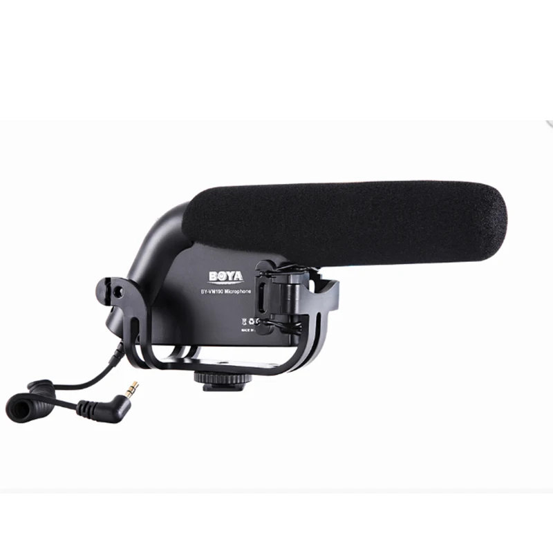 BOYA BY VM190 пушка микрофон с лобового стекла для DSLR видеокамеры|microphone studio|microphone headset