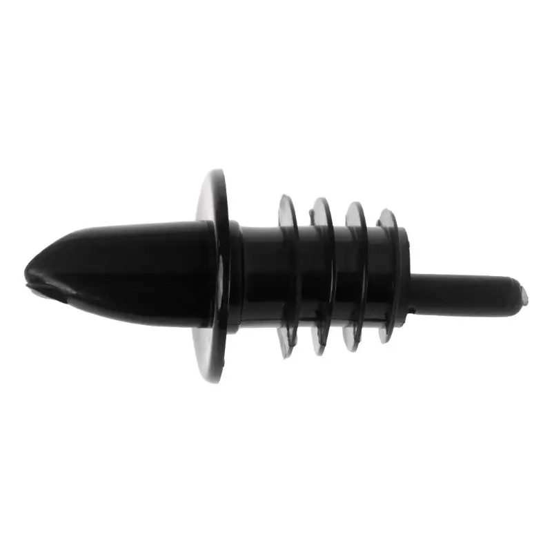 OOTDTY пластиковые спиртные напитки Бутылка для вина Pour Free Flow Pourer Пробка Коктейльные напитки - Цвет: black