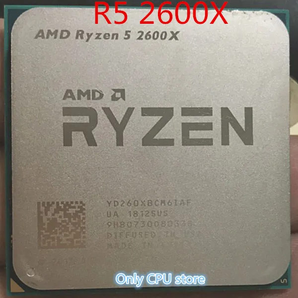 Процессор AMD Ryzen 5 2600X R5 2600X3,6 GHz шестиядерный двенадцати ядерный 95W cpu Процессор YD260XBCM6IAF Socket AM4