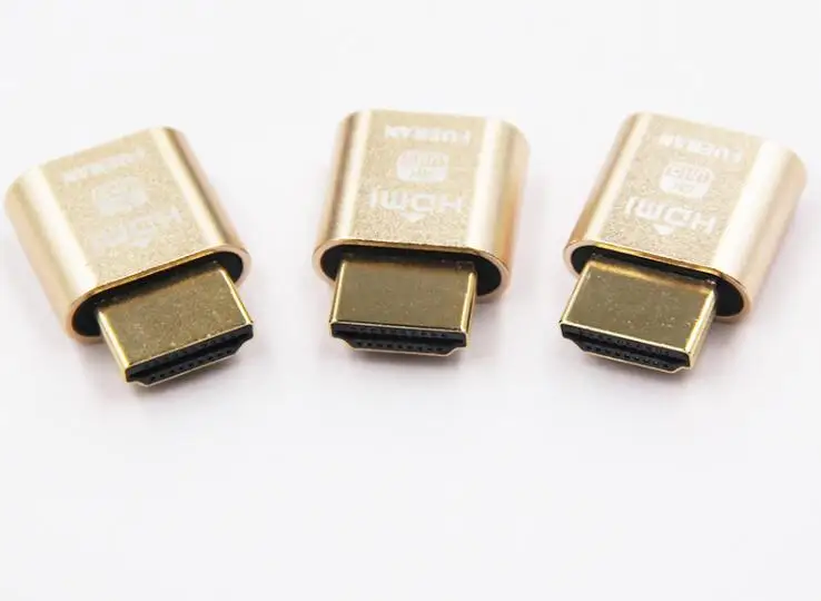 VGA адаптер виртуального дисплея HDMI DDC EDID пустышка без головы призрак эмулятор