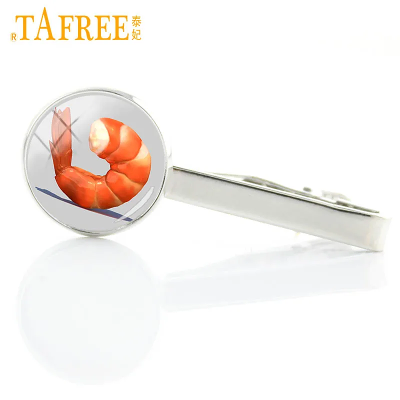 TAFREE 2017 новые модные подвески с изображением вкусной еды креветки Зажимы для