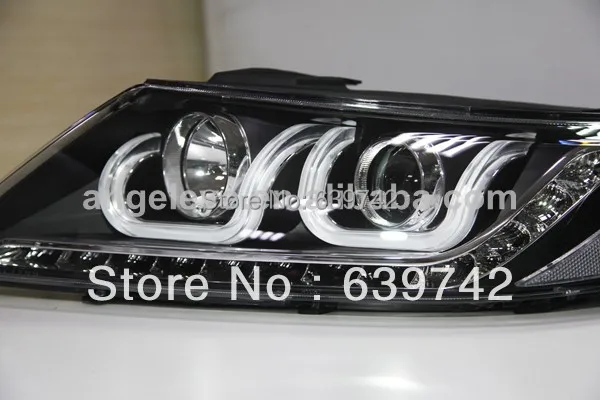 2009 2013 год Sorento светодиодсветодиодный U образные фары Angel Eyes для KIA LDV1|eyes angel|led angel