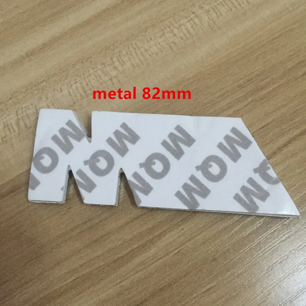 20X 3D металлические 82 мм хромированные черные наклейки и логотип на автомобилях