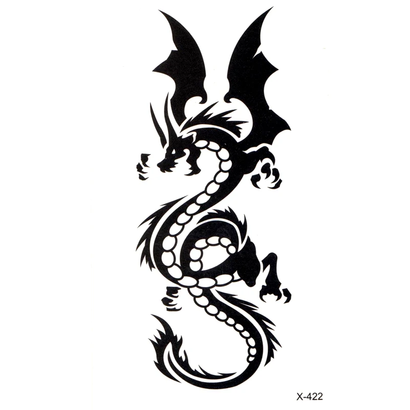 30 шт. водонепроницаемые временные тату-наклейки летающий дракон | Красота и