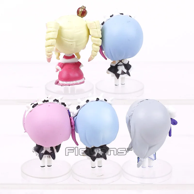 Мини-фигурки из ПВХ Re Zero Kara Hajimeru Isekai Seikatsu Rem Ram Emilia beатрис игрушки 5 см шт./компл. |