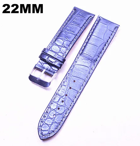 Wholesale 50pcs/lots high quality 22MM PU leather Watch band watch strap- white , black , coffee -3 color available-040906