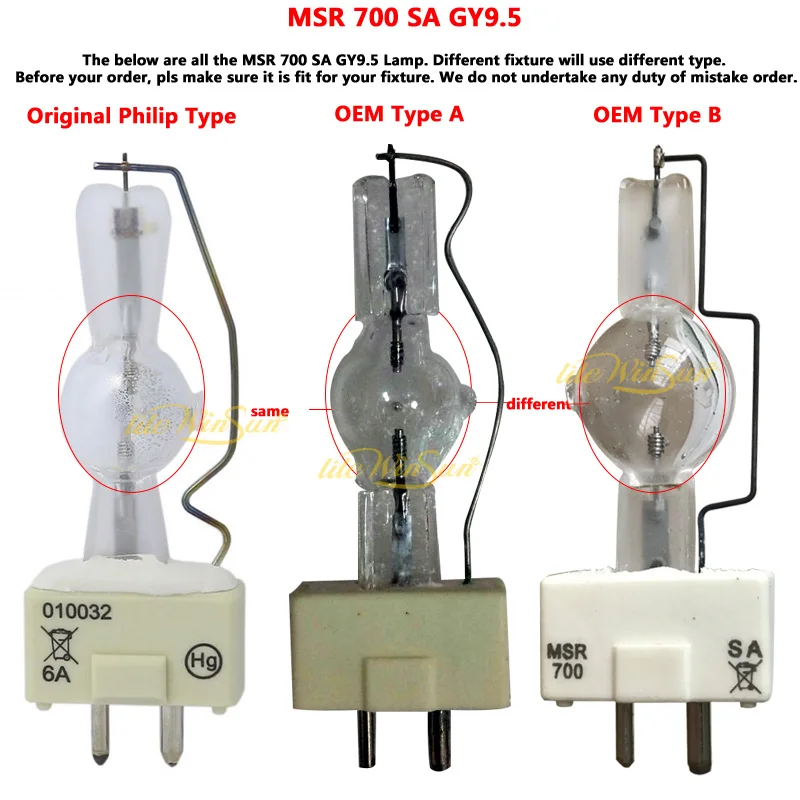 Litewinsune Бесплатная доставка переносное приспособление источник освещения MSR700 SA gy9