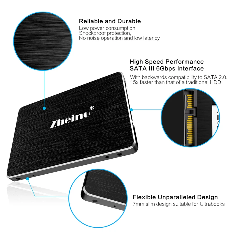 Zheino SATAIII SSD A3-960GB 2.5 inch Internal Solid Hard Drive For Desktop Laptop PC | Компьютеры и офис