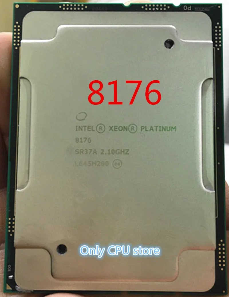 Процессор Intel Xeon Platinum 8176 38,5 Мб кэш-памяти, 2,10 ГГц CD8067303314700 SR37A cpu