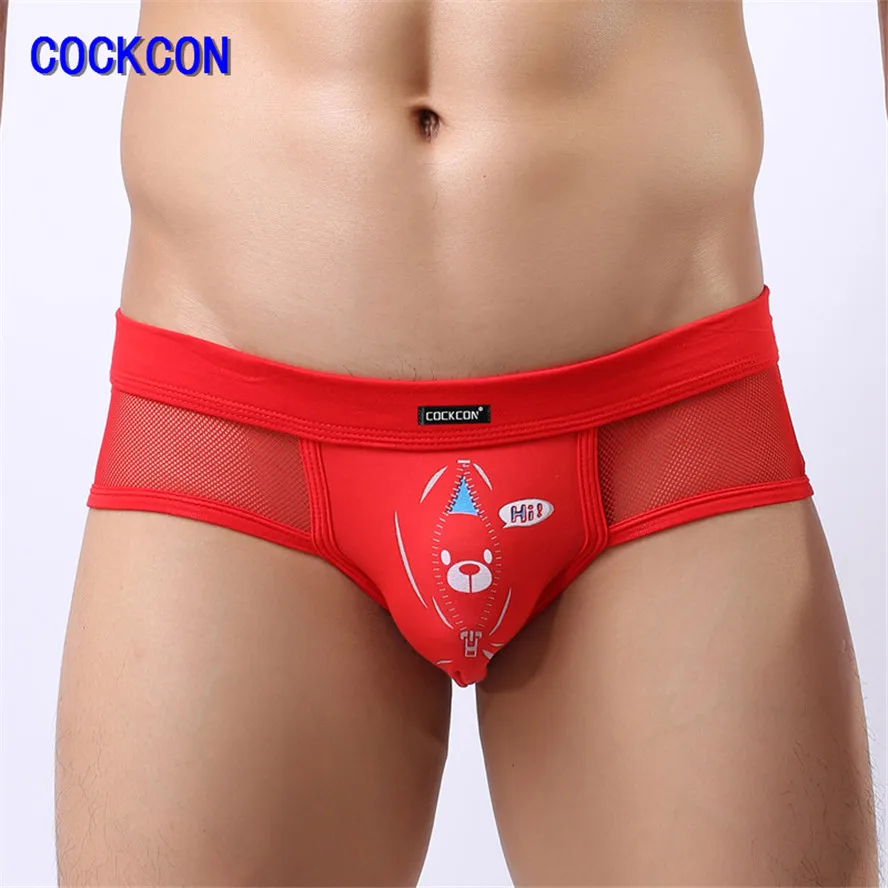 COCKCON 2017 Designed Low Waist Mens Nylon Briefs Men Sexy Penis Pouch Underwear Bikini Brief 650 |