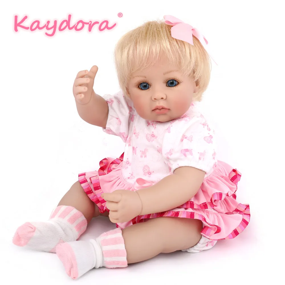 

50 CM Adorable lol bonecas princesas Princess Doll Reborn bebe Soft Silicone Baby Baby Reborn Lifelike Kaydora