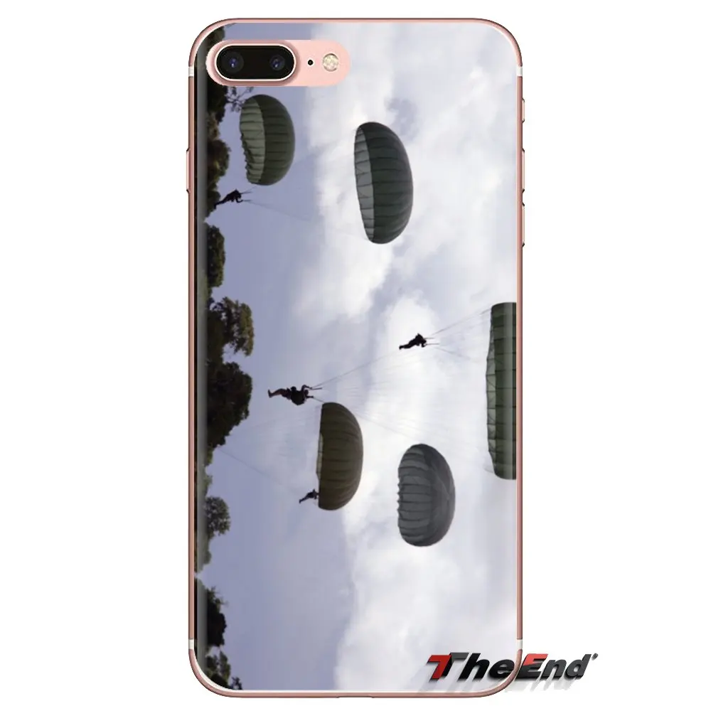 Для iPod Touch Apple iPhone 4 4S 5 5S SE 5C 6 6S 7 8 X XR XS Plus MAX прозрачные мягкие чехлы для парашютов |