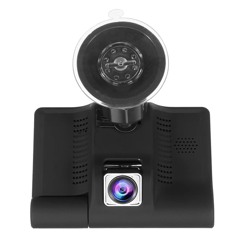 Автомобильный видеорегистратор 4 0 Full HD 1080P 3 камеры заднего вида DashCam
