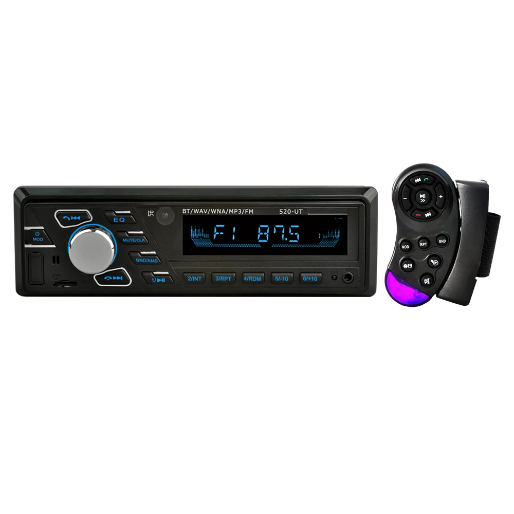 HEVXM новое автомобильное радио 1din Авторадио Aux вход приемник Bluetooth стерео MP3