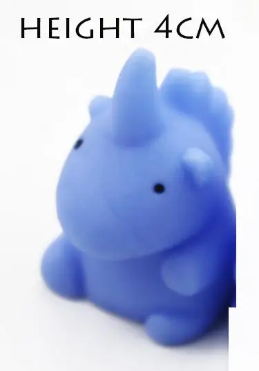 4cm unicorn tpr Kawaii антистрессовый милый мягкий медленно поднимающийся Единорог панда персик ПУ Мягкий какашка зуб торт крем игрушки Squeeze fun Squishes игрушка - Цвет: 4cm unicorn tpr