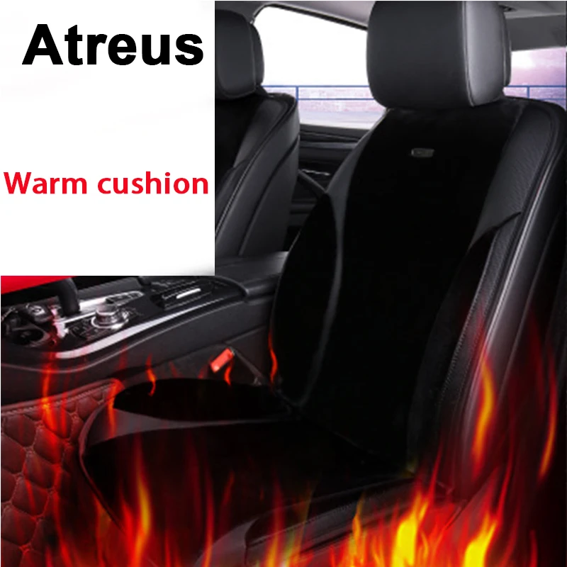 Чехлы на сиденья автомобиля Atreus теплый зимний нагревательный ремень для Lexus Honda