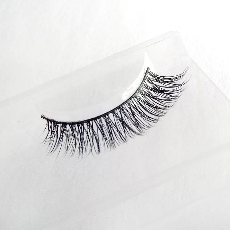 Hot Sale 1 Pair Mink Eyelashes Natural Long Cross Messy 3D Lashes False Box Fake | Красота и здоровье