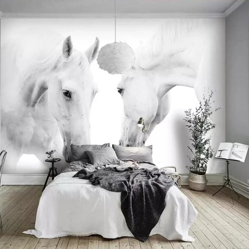 Обои YOUMAN на заказ 3d настенные росписи черные и белые обои Современные