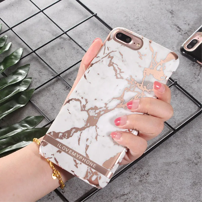 marble 2 Чехол для телефона с мраморным принтом для iphone X, 8, 7, 6 S, 6 Plus, чехол, высокое качество, Твердый чехол из поликарбоната, чехол s для iphone 6 - Цвет: marble 2