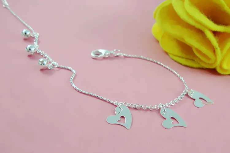 Женские серебряные браслеты 925 милые сердцу-подвеска в форме Лето ювелирные