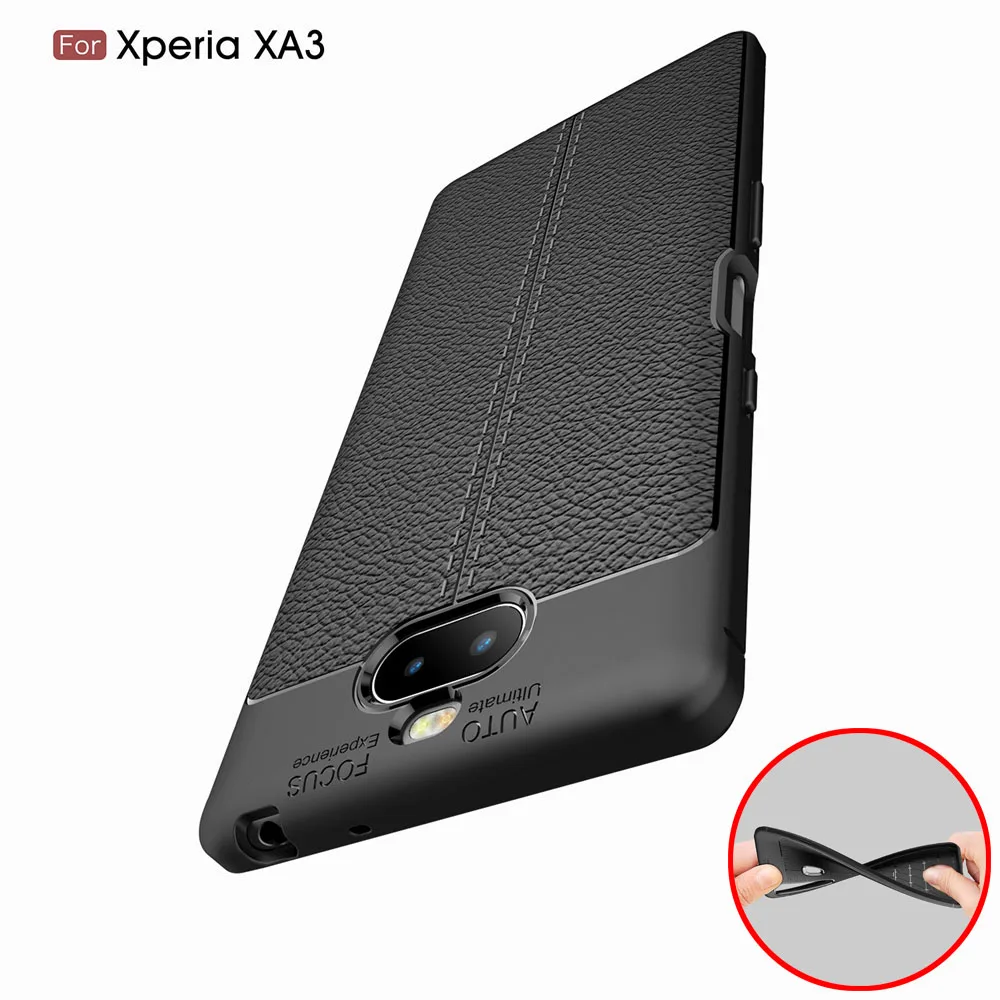 Чехол 6.0для Sony Xperia 10 чехол для Xa3 Plus Ultra 10Plus I3113 I4113 I4193 задняя крышка